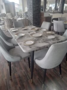 طاولات طعام سطح رخام تفصيل وجاهز - فريدة للأثاث