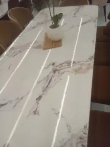 طاولات طعام سطح رخام تفصيل وجاهز - فريدة للأثاث